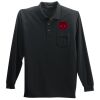 Port Authority Long Sleeve Silk Touch Polo with Pocket Thumbnail