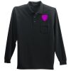 Port Authority Long Sleeve Silk Touch Polo with Pocket Thumbnail