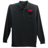 Port Authority Long Sleeve Silk Touch Polo with Pocket Thumbnail