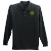 Port Authority Long Sleeve Silk Touch Polo with Pocket Thumbnail