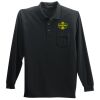 Port Authority Long Sleeve Silk Touch Polo with Pocket Thumbnail