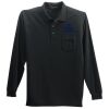 Port Authority Long Sleeve Silk Touch Polo with Pocket Thumbnail