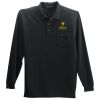 Port Authority Long Sleeve Silk Touch Polo with Pocket Thumbnail