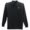 Port Authority Long Sleeve Silk Touch Polo with Pocket Thumbnail