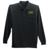 Port Authority Long Sleeve Silk Touch Polo with Pocket Thumbnail