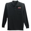 Port Authority Long Sleeve Silk Touch Polo with Pocket Thumbnail