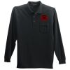 Port Authority Long Sleeve Silk Touch Polo with Pocket Thumbnail