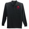 Port Authority Long Sleeve Silk Touch Polo with Pocket Thumbnail