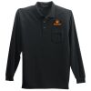 Port Authority Long Sleeve Silk Touch Polo with Pocket Thumbnail