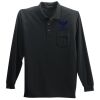 Port Authority Long Sleeve Silk Touch Polo with Pocket Thumbnail