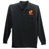 Port Authority Long Sleeve Silk Touch Polo with Pocket Thumbnail
