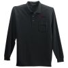 Port Authority Long Sleeve Silk Touch Polo with Pocket Thumbnail