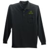 Port Authority Long Sleeve Silk Touch Polo with Pocket Thumbnail