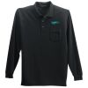 Port Authority Long Sleeve Silk Touch Polo with Pocket Thumbnail