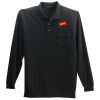 Port Authority Long Sleeve Silk Touch Polo with Pocket Thumbnail