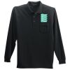 Port Authority Long Sleeve Silk Touch Polo with Pocket Thumbnail