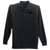 Port Authority Long Sleeve Silk Touch Polo with Pocket Thumbnail