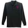 Port Authority Long Sleeve Silk Touch Polo with Pocket Thumbnail