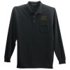 Port Authority Long Sleeve Silk Touch Polo with Pocket Thumbnail