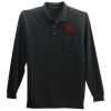 Port Authority Long Sleeve Silk Touch Polo with Pocket Thumbnail
