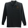 Port Authority Long Sleeve Silk Touch Polo with Pocket Thumbnail