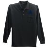Port Authority Long Sleeve Silk Touch Polo with Pocket Thumbnail