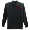 Port Authority Long Sleeve Silk Touch Polo with Pocket Thumbnail