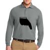 Port Authority Silk Touch Long Sleeve Polo Thumbnail