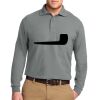 Port Authority Silk Touch Long Sleeve Polo Thumbnail