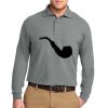 Port Authority Silk Touch Long Sleeve Polo Thumbnail