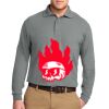 Port Authority Silk Touch Long Sleeve Polo Thumbnail