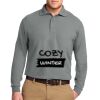 Port Authority Silk Touch Long Sleeve Polo Thumbnail