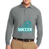 Port Authority Silk Touch Long Sleeve Polo Thumbnail