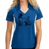Sport Tek Women's Side Blocked Micropique Sport Wick ® Polo Thumbnail