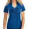 Sport Tek Women's Side Blocked Micropique Sport Wick ® Polo Thumbnail