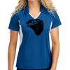 Sport Tek Women's Side Blocked Micropique Sport Wick ® Polo Thumbnail