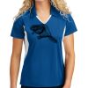 Sport Tek Women's Side Blocked Micropique Sport Wick ® Polo Thumbnail