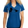 Sport Tek Women's Side Blocked Micropique Sport Wick ® Polo Thumbnail