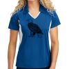 Sport Tek Women's Side Blocked Micropique Sport Wick ® Polo Thumbnail