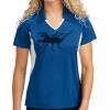 Sport Tek Women's Side Blocked Micropique Sport Wick ® Polo Thumbnail