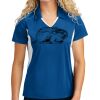 Sport Tek Women's Side Blocked Micropique Sport Wick ® Polo Thumbnail