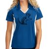 Sport Tek Women's Side Blocked Micropique Sport Wick ® Polo Thumbnail