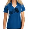 Sport Tek Women's Side Blocked Micropique Sport Wick ® Polo Thumbnail