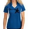 Sport Tek Women's Side Blocked Micropique Sport Wick ® Polo Thumbnail