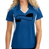 Sport Tek Women's Side Blocked Micropique Sport Wick ® Polo Thumbnail