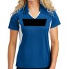 Sport Tek Women's Side Blocked Micropique Sport Wick ® Polo Thumbnail