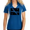Sport Tek Women's Side Blocked Micropique Sport Wick ® Polo Thumbnail