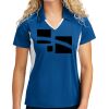 Sport Tek Women's Side Blocked Micropique Sport Wick ® Polo Thumbnail