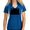 Sport Tek Women's Side Blocked Micropique Sport Wick ® Polo Thumbnail