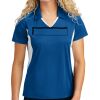 Sport Tek Women's Side Blocked Micropique Sport Wick ® Polo Thumbnail